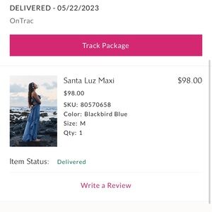 Free People Santa Luz Maxi Dress in Blackbird Blue